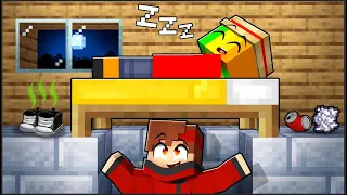 J'ai passé 24H00 dans la maison d'Awariz sur Minecraft !