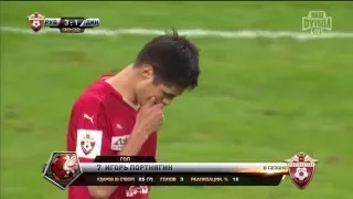 Igor Portnyagin's goal. Rubin vs Dynamo | RPL 2015/16