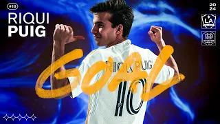 GOAL: Riqui Puig gives the LA Galaxy the lead vs. Houston Dynamo FC