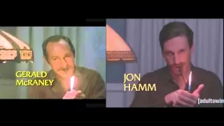 Side by Side of the Simon & Simon intro and parody