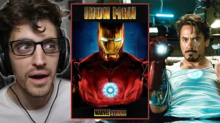 FIRST TIME WATCHING IRON MAN!!