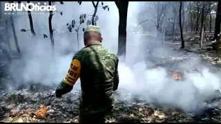 EJÉRCITO MEXICANO COLABORA EN COMBATE A INCENDIOS FORESTALES EN TODO EL PAÍS