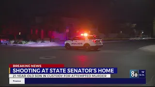 Shooting reported at Las Vegas-area state senator’s home, son arrested