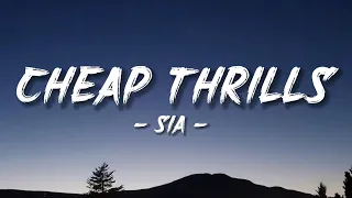 Sia - Cheap Thirlls #lyrics #sia #cheapthrills