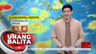 Yellow rainfall warning, nakataas ngayon sa Zamboanga City at sa Basilan; Pag-uulan doon at... | UB