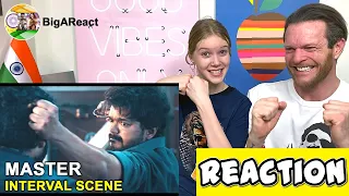 MASTER INTERVAL FIGHT SCENE REACTION | Thalapathy Vijay, Vijay Sethupathi | #BigAReact