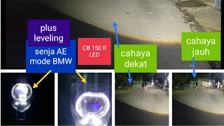 paket reflektor CB 150 R biled SNIPERR plus leveling (masih sebatas document 🙏😁 dan inspirasi saja)