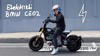 340 BİN LİRALIK BMW CE02 elektrikli motosiklet test sürüşü!