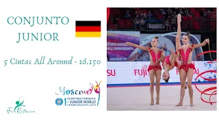 Germany 5 ribbons Junior World Championship Moscow 2019