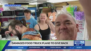 Owners of damaged food truck plan to give back to Richmond community in return for donations