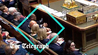 Moment Liz Truss and MPs find out about Queen's health in Commons