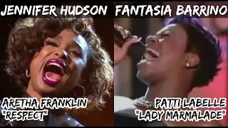 Jennifer Hudson & Fantasia Barrino pay TRIBUTE to Aretha Franklin & Patti LaBelle, respectively! 🔥🔥