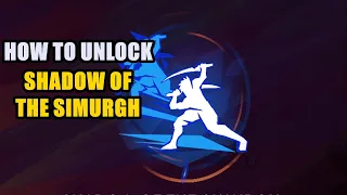 How to Unlock Shadow of the Simurgh Prince of Persia The Lost Crown