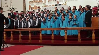 Coro de niños Iglesia Evangélica Pentecostal Sargento Aldea, Chile.