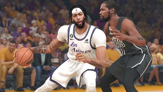 NBA 76th: BROOKLYN NETS vs LOS ANGELES LAKERS | Ultra Modded NBA 2K23 Realistic Gameplay
