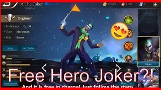 (AOV)Free Hero The Joker Redeem!(ROV)