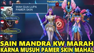 KARMA MUSUH PAMER SKIN DEPAN SAIN MANDRA KW ! HAYABUSA GUA BENAR BENAR NGAMUK ! - MOBILE LEGENDS