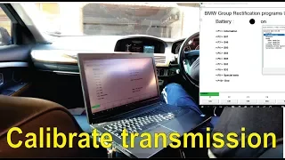 How to reset and calibrate transmission adaptations on a ZF6 speed gearbox (BMW)