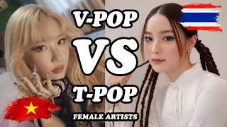 V-POP vs T-POP | Female Artists 2023 (Vietnam vs Thailand)