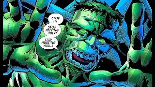 The Thing Mauls the Weakened Savage Hulk