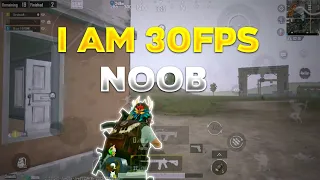 I AM 30 FPS NOOB 😖 LOW END DEVICE 💥 BGMI MONTAGE | 4gb ram