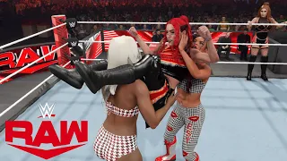 WWE 2K23 RAW BIANCA BELAIR & JADE CARGILL VS THE UNHOLY UNION
