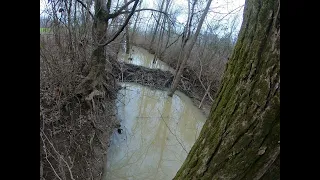 Blowing Up Beaver Dams#1 02 01 21 with Tannerite