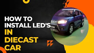 How to Install LEDs in Diecast Scale Model | Centy Toys Brezza | #shorts #youtube short #viral