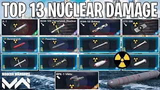 Top 13 Nuclear Weapons With Highest Damage | Modern Warships