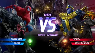 Regular Spiderman & Venom Arcade mode | Marvel vs Capcom Infinite