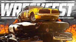 Wreckfest Online Multiplayer is pure CHAOS and I love it! | Racing Marathon 2021 | KuruHS