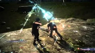 FINAL FANTASY XV: Sparing with Gladio