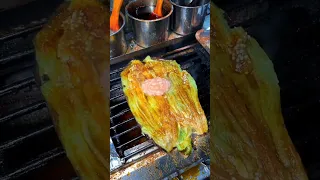 Asian street food 烤茄子