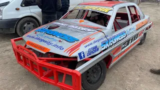 2L Saloon Stockcars Heat 1 Skegness Raceway 05/03/23.