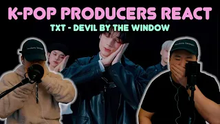 Musicians react & review ♡ TXT - Devil by the Window (Special Performance)