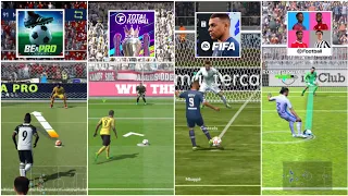 BE A PRO - FOOTBALL 🆚 TOTAL FOOTBALL 🆚 FIFA MOBILE 22 🆚 eFootball Pes 🆚 DLS 22 • PENALTY COMPARISON