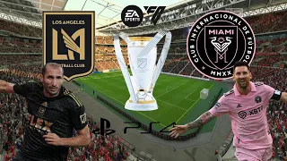 MLS Cup Final Inter Miami vs LAFC - EA FC 24 Gameplay PS4 MLS