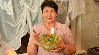 За рецептом этого САЛАТА охотятся все хозяйки! Ну очень Вкусный Салат "Охотничий"