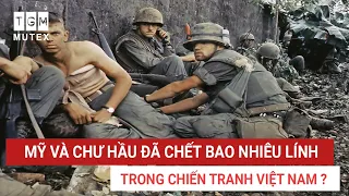 Mỹ và chư hầu đã chết bao nhiêu lính trong chiến tranh Việt Nam?