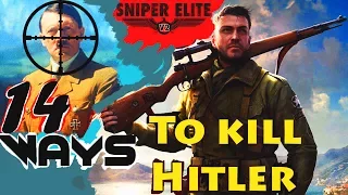Various Ways of Killing Hitler | Sniper Elite 4 | #Hitler #Sniper #WWII