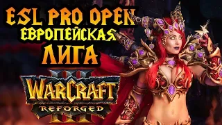 Жесткая заруба среди европейцев в Warcraft 3 Reforged. ESL Pro Open #3