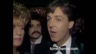 KSTP-TV Gary Lumpkin finds Paul McCartney 1984