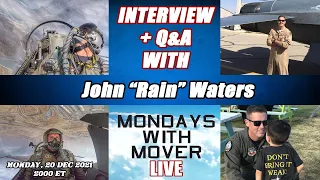 Interview with Former F-16 Demo Pilot John "Rain" Waters *LIVE*