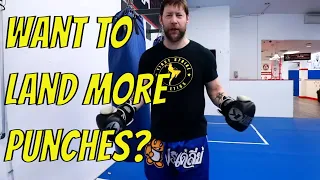 How To Land More Punches in a Fight?  DO THIS!  Punches In Bunches System