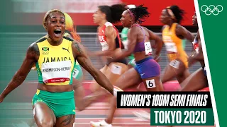 Women’s 100m Semi Finals from Tokyo 2020! 🏃‍♀️