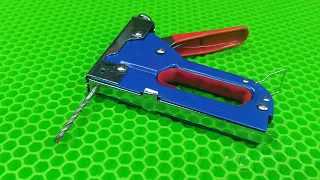 New function of the construction stapler!!! DIY and enjoy.