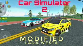 🔥MODIFIED Lada Vesta in CAR SIMULATOR 2 || Lada westa in car simulator 2