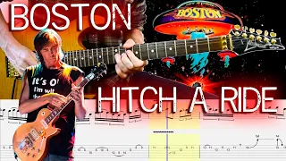 Boston - Hitch a ride (Guitar Lesson With TAB & Score)🎸