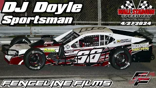 DJ Doyle Sportsman Visorcam Wall Stadium 4/27/2024