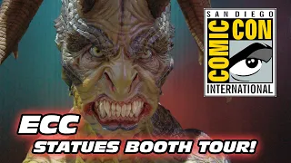 SAN DIEGO COMIC CON 2019 ECC STATUES BOOTH TOUR ELITE CREATURE COLLECTIBLES